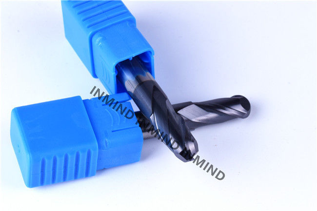 AlTiN Coating HRC50 Ball End Mill Machine Cutting Tools 2 Flute End Mill 0