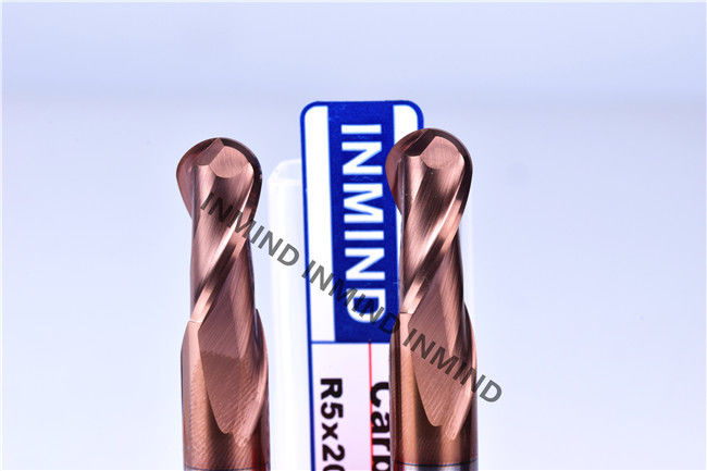 Extra Long Solid Carbide Square Corner Radius End Mill / Aluminum End Mill 1