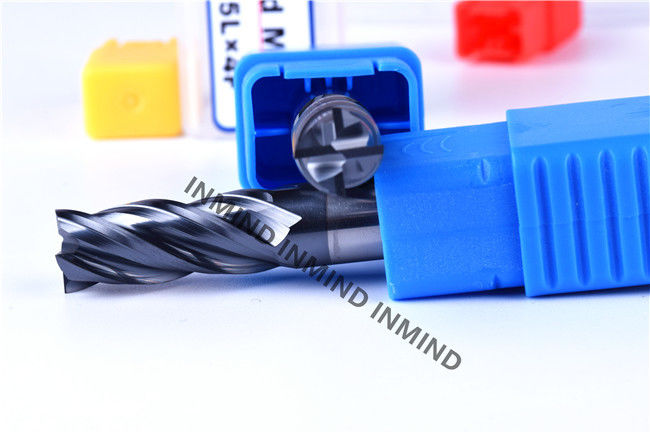 carbide tools Upto HRC50 TiAlN Coating AOL75mm Square carbide milling cutters , 4 Flute 1