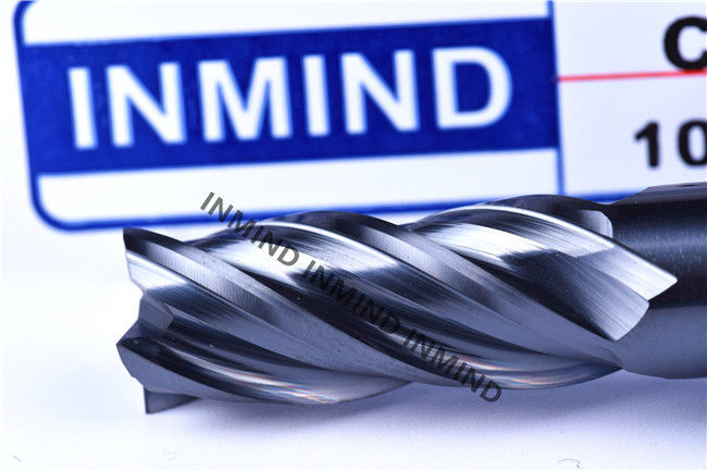 carbide tools Upto HRC50 TiAlN Coating AOL75mm Square carbide milling cutters , 4 Flute 0
