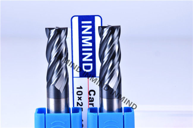 carbide tools Upto HRC50 TiAlN Coating AOL75mm Square carbide milling cutters , 4 Flute 2