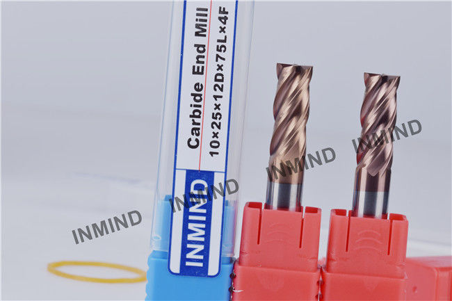 Cortador del molino de extremo del carburo de las máquinas-herramienta que muele con la tolerancia 2 del tamaño de grano H6 de 0,5 - 0,6 UM