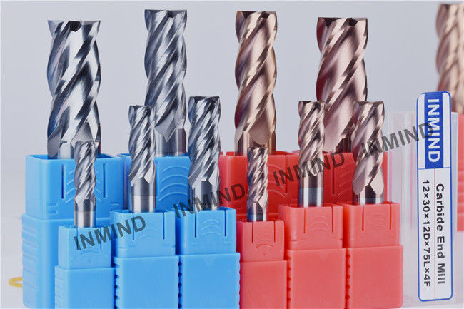 Recubrimiento TISiN SiN, Molino de extremo cuadrado, 4 flautas, 4 mm a 16 mm, herramientas de fresado, hasta HRC55, 0.5UM, TAIWAN Standard 0