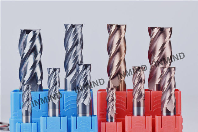 Recubrimiento TiSiN, fresa de extremo de carburo, 16 mm 2 flauta 4 flauta, cortador de carburo, hasta HRC55, 3