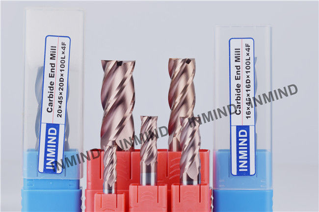 Cortador del molino de extremo del carburo de las máquinas-herramienta que muele con la tolerancia 1 del tamaño de grano H6 de 0,5 - 0,6 UM