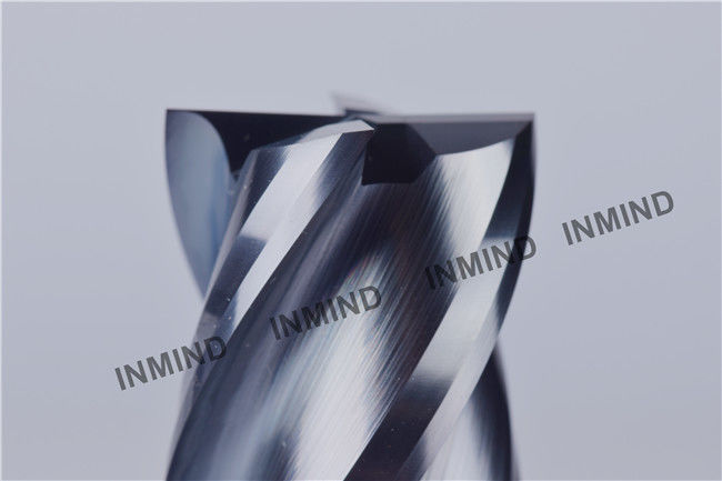Molino de extremo de carburo, 16-20 mm 4 flautas, revestimiento de TiSiN, molino de extremo plano, hasta HRC55, 2