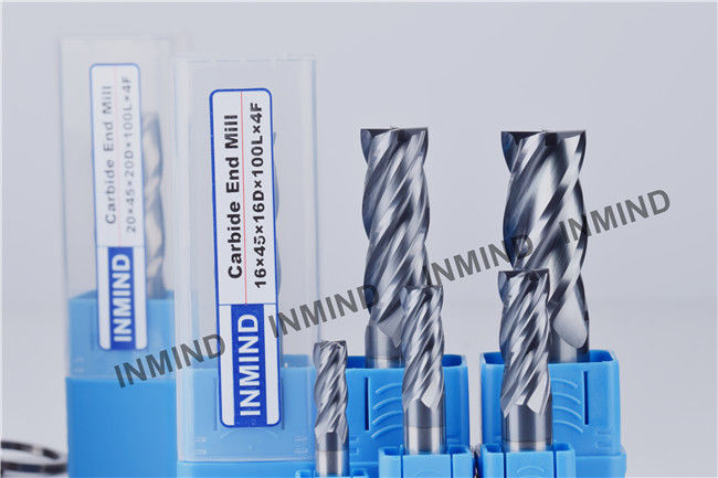 Dia 11mm , Shank 12mm Square solid end mill , AlTiN Coating , 11*28*12D*75L*4F ,  4 Flute , end mill for sale 0