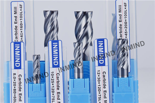 0.7um Grain Size Milling Tool Bits / Solid Carbide Tools For End Mill Machine 2