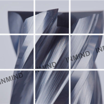 Fraise en bout carrée plate de nez de boule de carbure de HRC55 12*75mm pour la fraiseuse 0