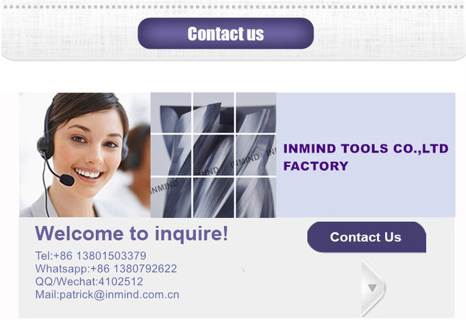 0.7um Grain Size Milling Tool Bits / Solid Carbide Tools For End Mill Machine 3