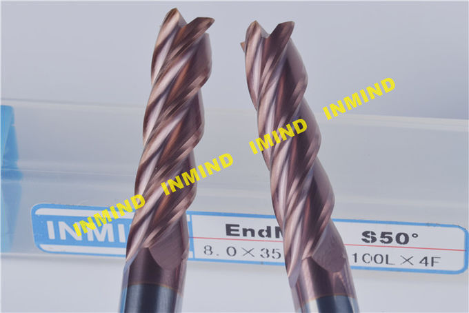 Fresa CNC estándar Fresa de carburo sólido / Herramienta de corte de taladro extralarga de 8 mm 1