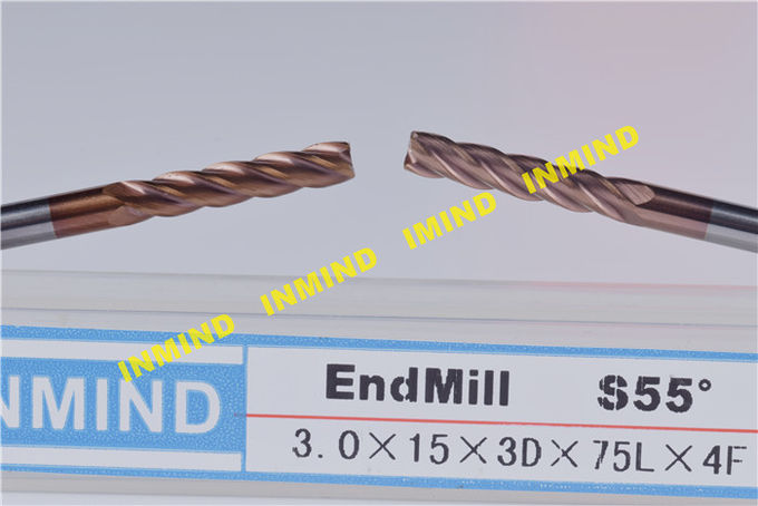 Carbide Milling Tools Square End Mill With Carbide Steel Material 0