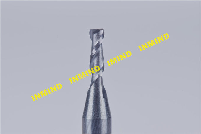 SiN Coating Corner Radius End Mill , HRC55 4 Flute Extra Long End Mill SGS 1