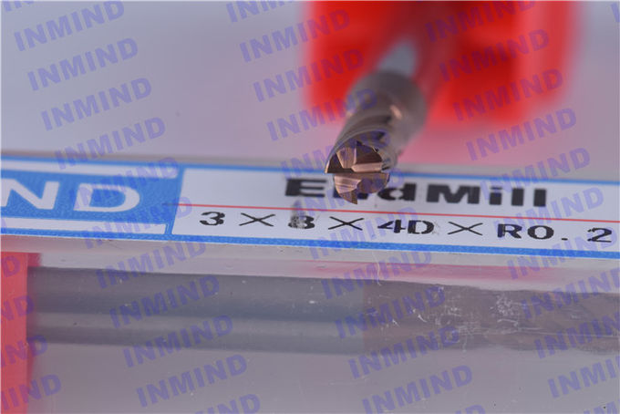 Solid Carbide Corner Rounding Milling Cutters , 0.5 UM Grain Size Corner Radius Tool 1