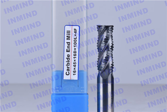 Fresas de carburo sólido de alta velocidad para acero templado / acero inoxidable 0