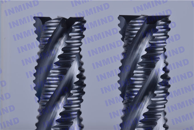 High Performance End Mill Cutting Tools , Four Flute Carbide End Mill Cutter 0