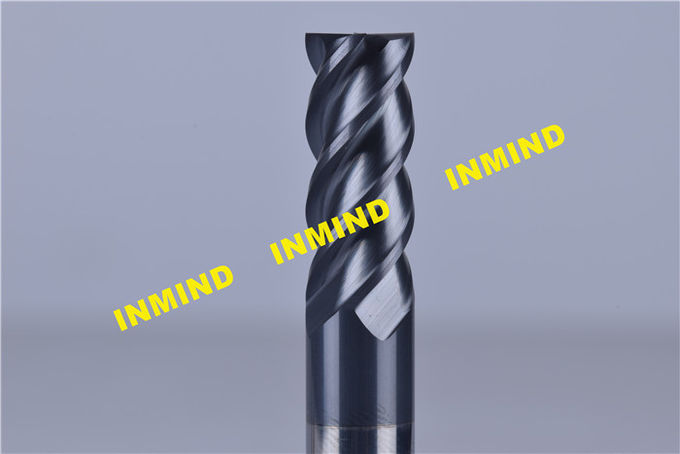 Brocas que muelen del CNC de 12 milímetros, herramientas de corte que muelen de la dureza alta del ángulo de la hélice de 45º 0