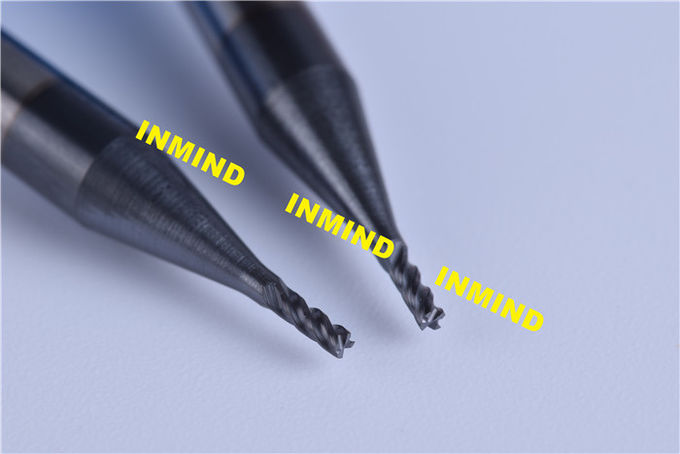 Longueur standard Type 2 Flûte 0.3mm Micro End Mill 0.6UM Taille de grain 0
