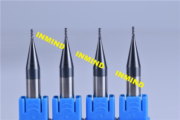 2 Flute TiSiN Coating Micro End Mill For Stainless Steel / Cast Iron 1