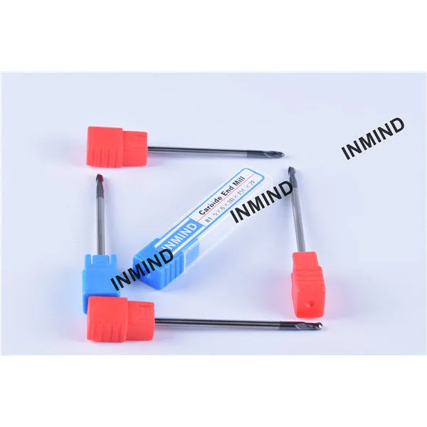 Long Shank Metric Ball Nose End Mill , End Mill Machine High Precsion End Mill Bits