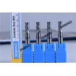 Herramientas de corte de acero de alta velocidad hrc65, herramientas de carburo recubiertas precisas