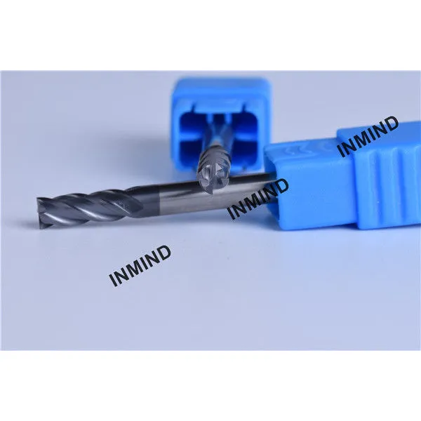 3.5 mm Diameter 4 Flute Solid Carbide End Mills 0.8 UM Grain Size H6 Tolerance