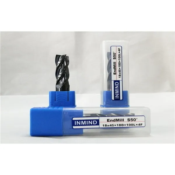 Fresas de acero inoxidable / carburo de tungsteno, fresa de 4 flautas no estándar