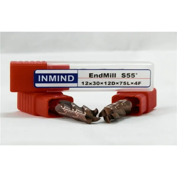 Customized Carbide End Mill / CNC Milling Cutting Tool Diameter 8mm