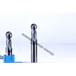 Brocas de carburo sólido de punta esférica, molinos de extremo de alta velocidad para acero / aluminio