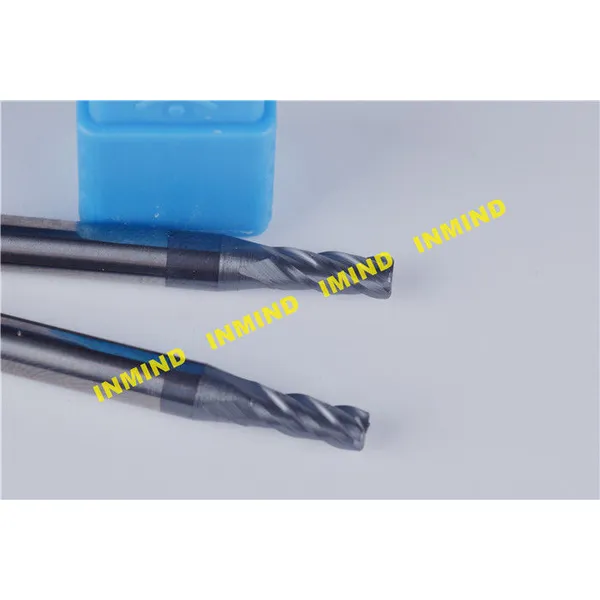 Solid Carbide Corner Rounding Milling Cutters , 0.5 UM Grain Size Corner Radius Tool