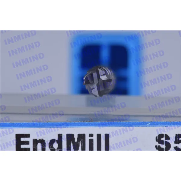 AlTiN NANO Coating HRC55 Roughing End Mills 4 Flute 6mm / 8mm Diameter