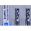 Brocas para fresadora revestidas altin, fresas de extremo de corte de aluminio de velocidad media