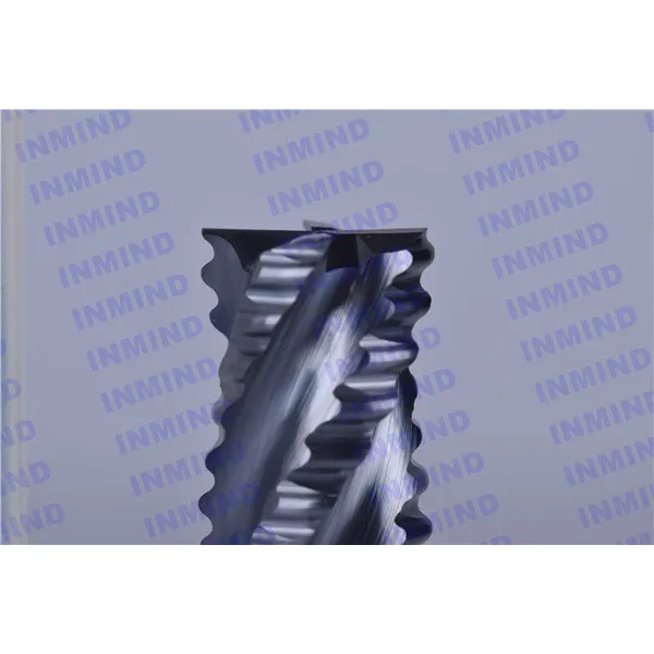 Brocas para fresadora revestidas altin, fresas de extremo de corte de aluminio de velocidad media