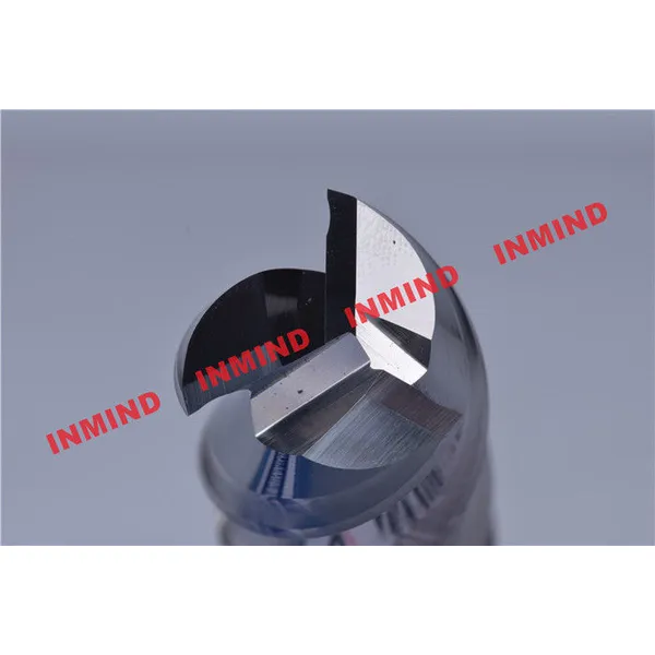 HRC55 HRC60 HRC65 Tialn Coated End Mills For Aluminum / Steel