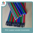 Palos de fregona para casa de madera de eucalipto con mango de escoba de madera recubierta de pvc de china
