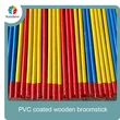 Palos de fregona para casa de madera de eucalipto con mango de escoba de madera recubierta de pvc de china