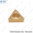 tcmt090204-hq máquina cnc insertos de carburo indexables para acero