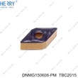 dnmg150608-pm insertos de carburo de torno cnc para torneado externo