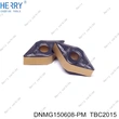 dnmg150608-pm insertos de carburo de torno cnc para torneado externo