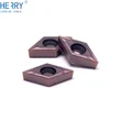 torno para máquina cnc dcmt070204 insertos de torneado de carburo