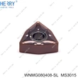 fabricação de pastilhas de carboneto de tungstênio wnmg080408-ma para ferramenta de torneamento