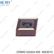 insertos de carburo cnc cnmg120404-ms para procesar acero inoxidable