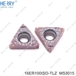 insertos de roscado de carburo cnc mmt16er100iso-s para torneado