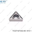 triángulo tcgt16t302-ak insertos de aluminio de carburo indexable
