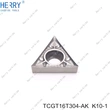 Insertos de aluminio de carburo cnc tcgt16t304-ak 10 piezas