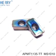 Fresa apmt1135pder insertos de carburo de fresado indexables