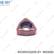 hecho en china wcmx030208fn indexable cnc carburo u insertos de taladro