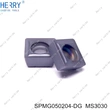 herramienta de torneado de torno cnc spmg050204-dg insertos de perforación en forma de u