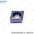 insertos de torneado positivo ccmt09t302 cnc para acero para herramientas endurecido