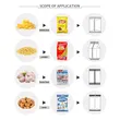 Máquina empacadora de bolsas de sellado, llenado y formación vertical de peso para refrigerios